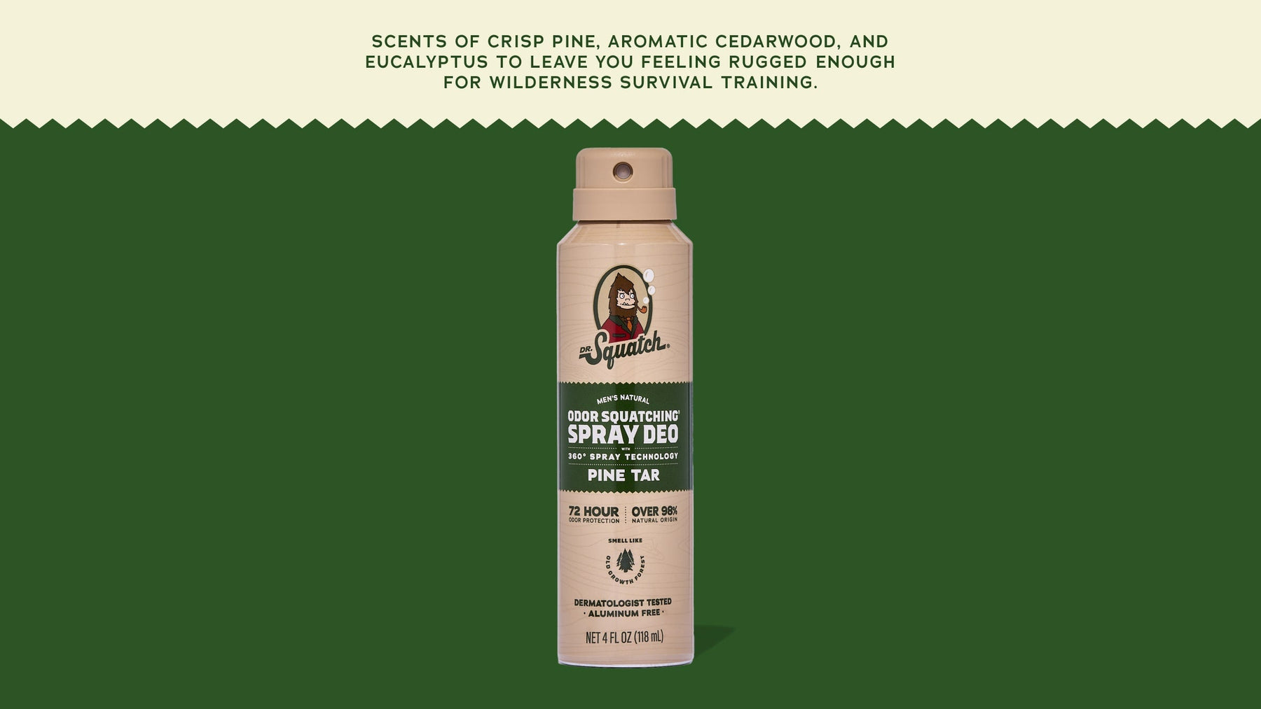 Pine Tar Spray Deodorant - Home Glow