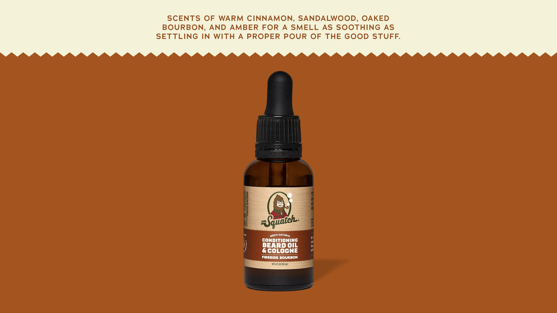Conditioning Beard Oil & Cologne Fireside Bourbon - Cozy Glow