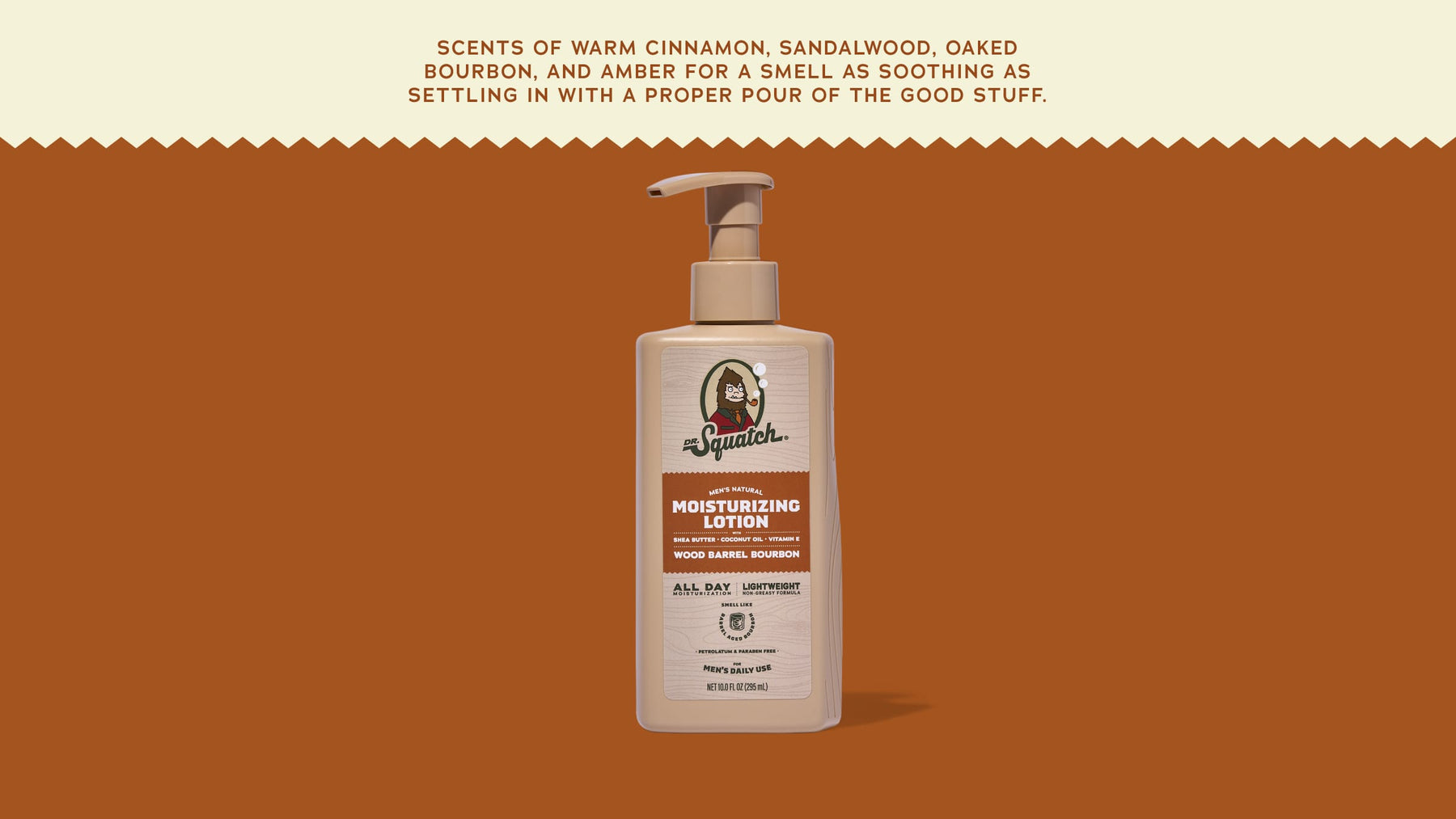 Wood Barrel Bourbon Lotion - Gentle Reset