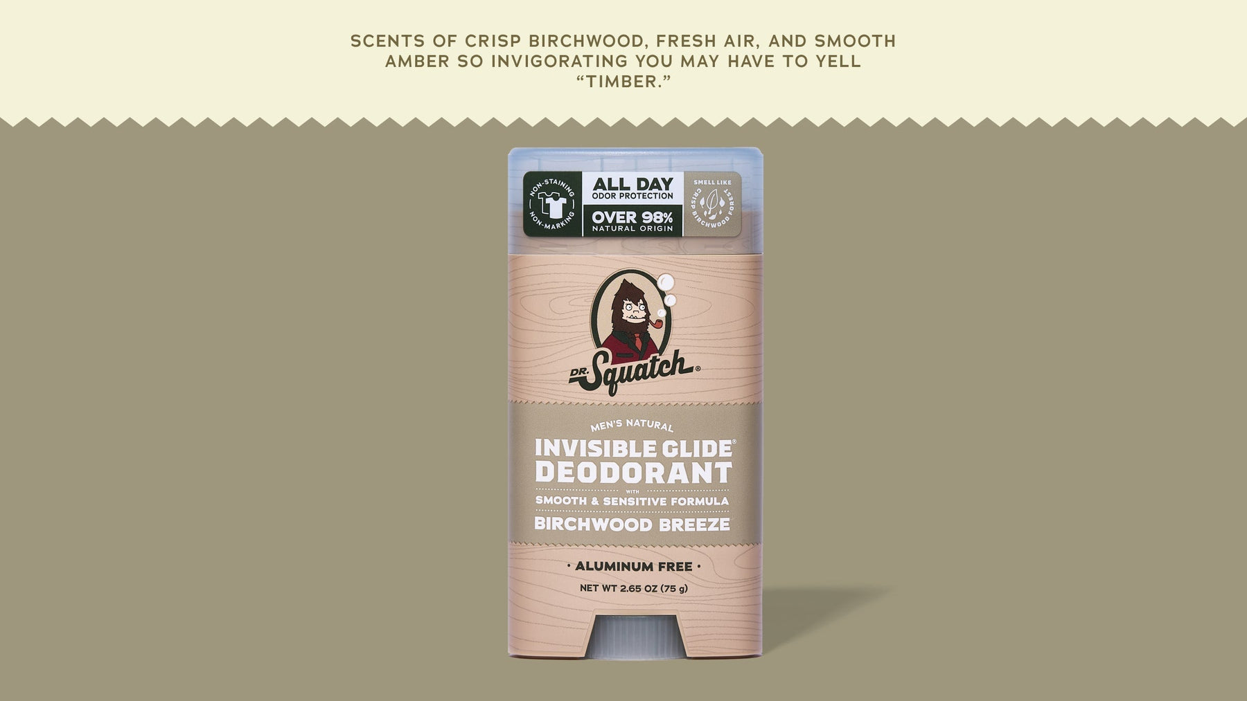 Birchwood Breeze Invisible Glide Deodorant - Bright Scent