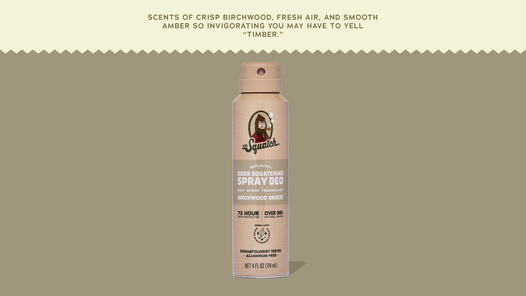 Birchwood Breeze Spray Deodorant - Classic Notes