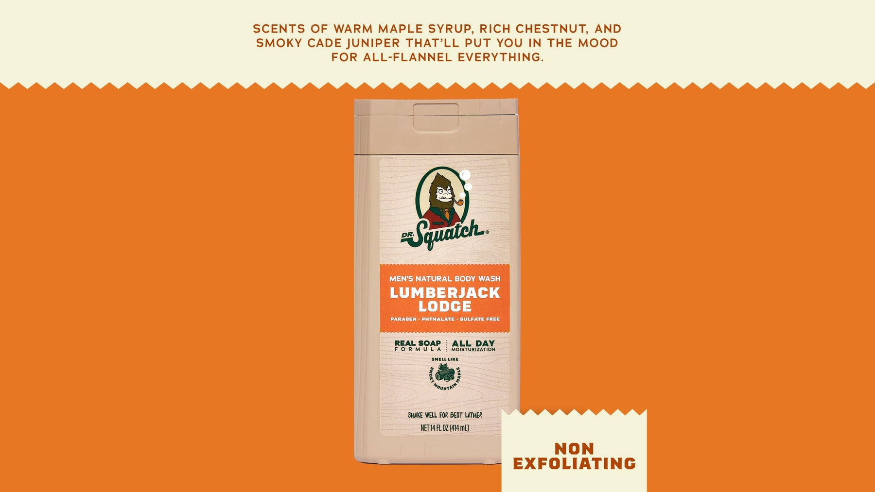 14 oz Lumberjack Lodge Body Wash - Easy Care