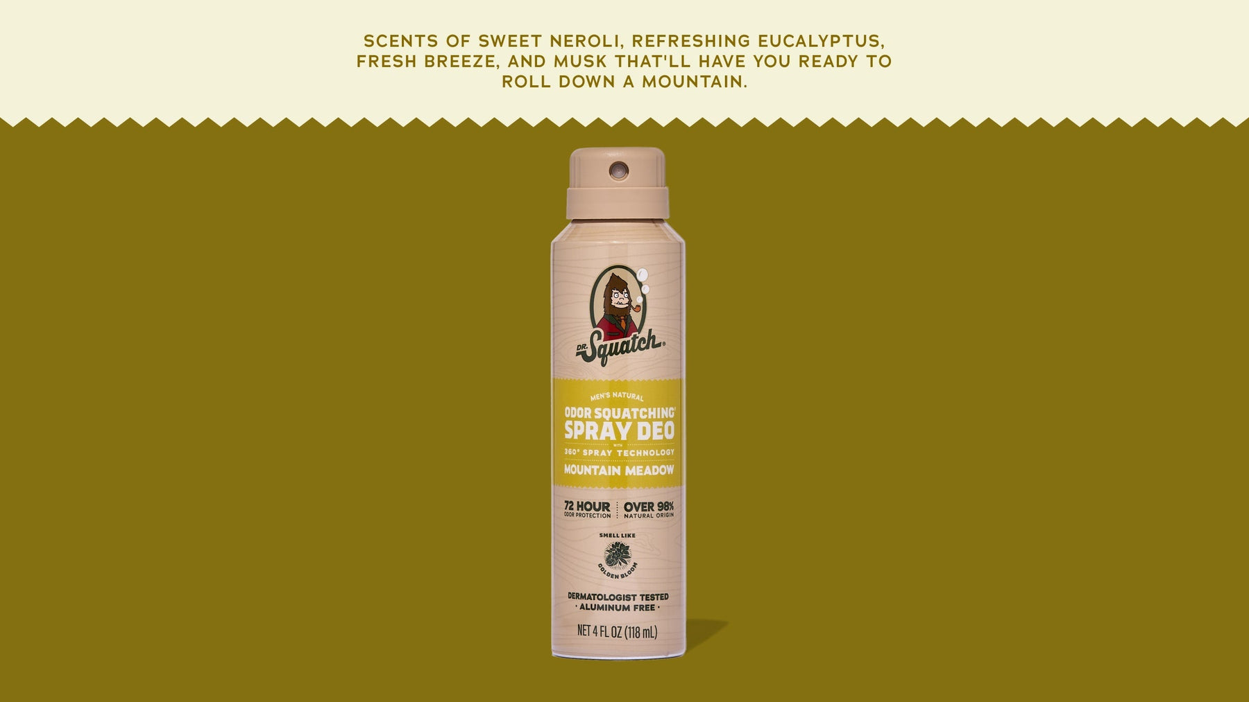Mountain Meadow Spray Deodorant - Bright Scent