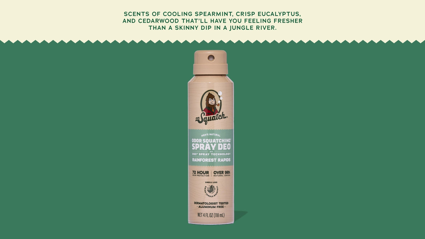 Rainforest Rapids Spray Deodorant - Fresh Notes