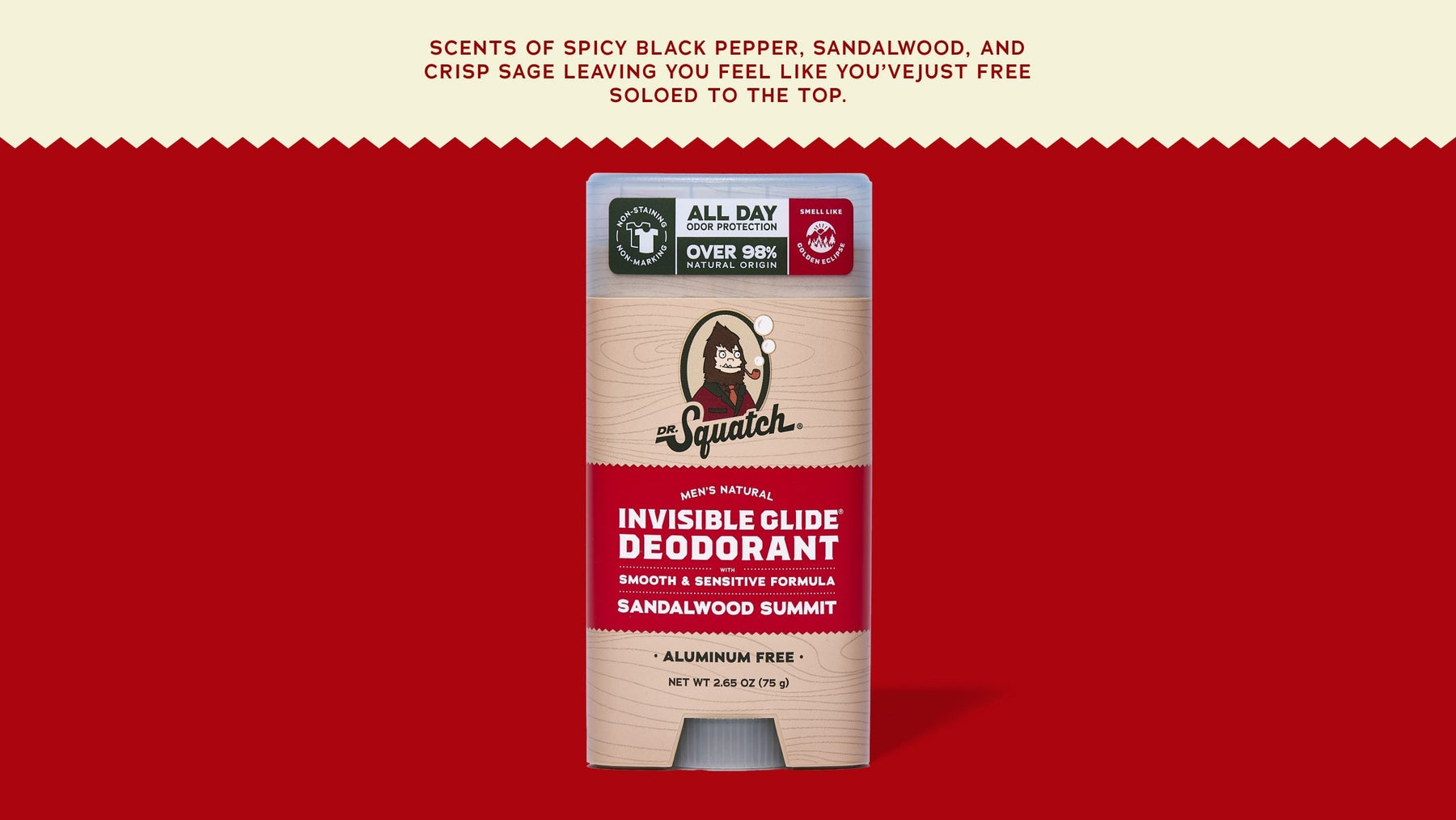 Sandalwood Summit Invisible Glide Deodorant - Modern Blend