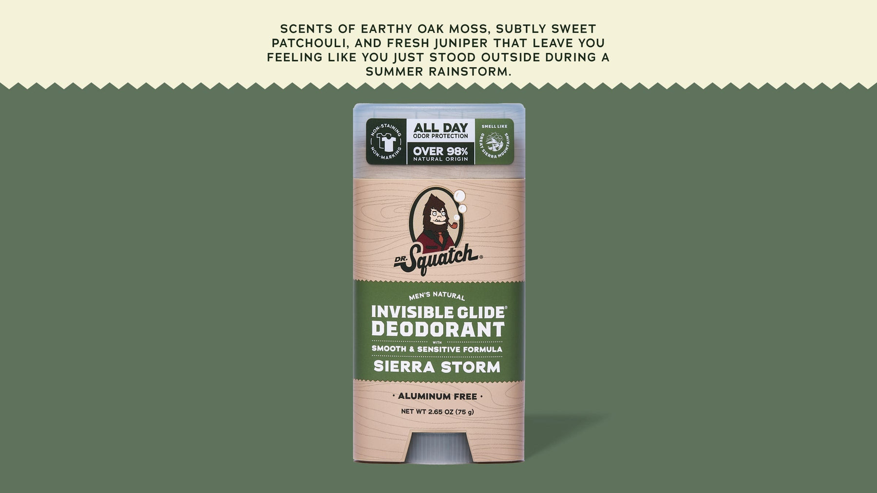 Sierra Storm Invisible Glide Deodorant - Gentle Mist