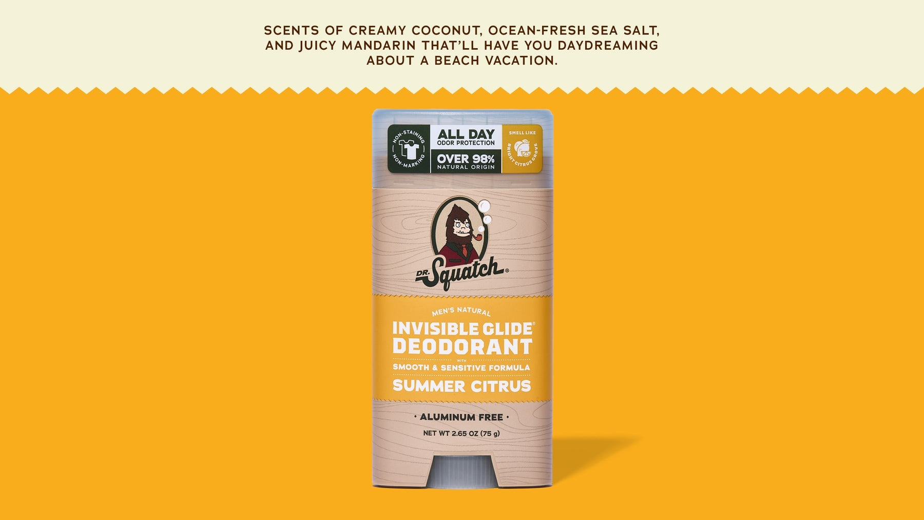 Summer Citrus Invisible Glide Deodorant - Bright Scent