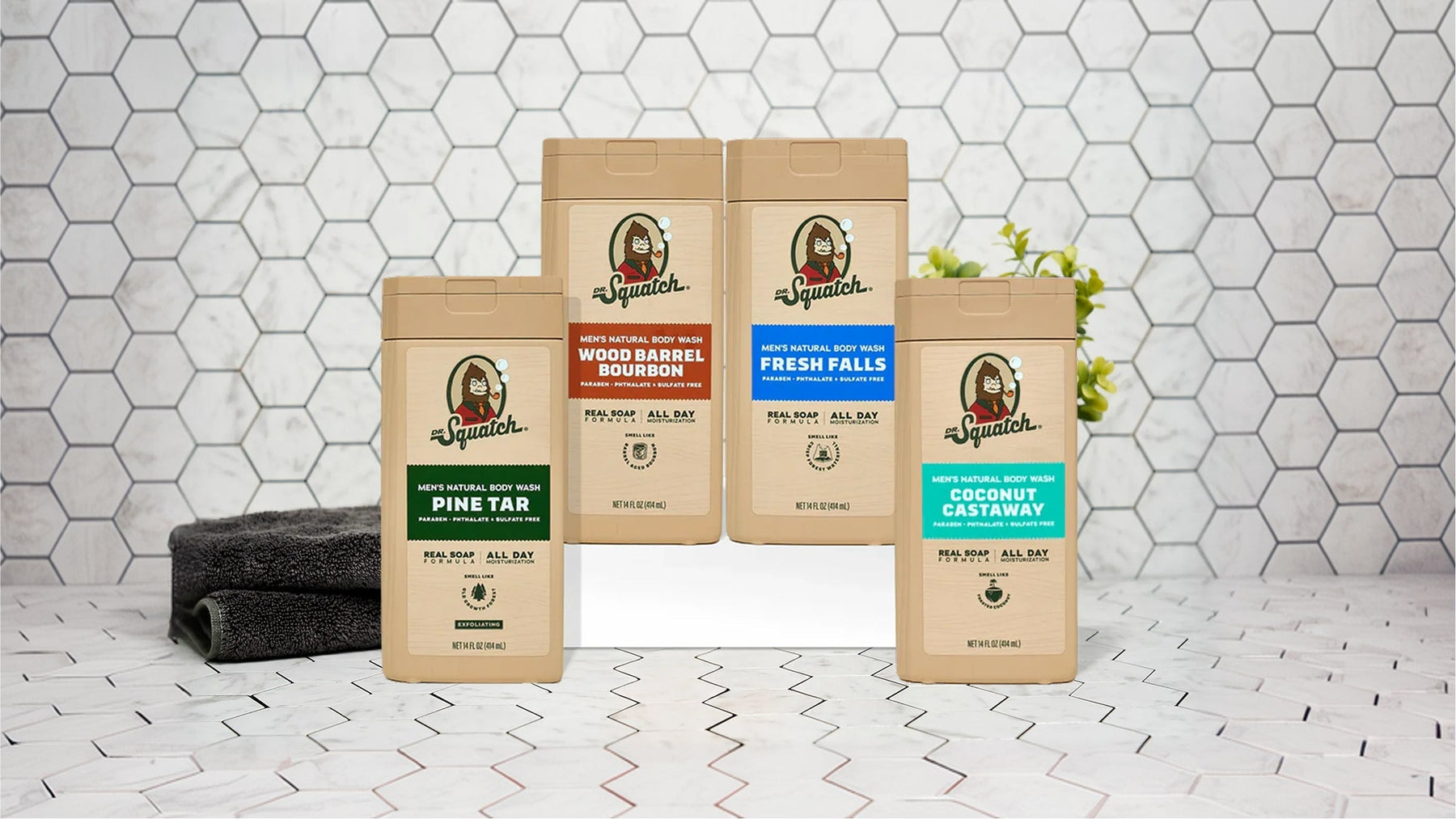 Body Wash 4-Pack - Ready Routine