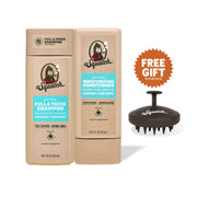 Dr. Squatch Hair Care Kit + Free Scalp Scrubber | Full & Thick Shampoo | Moisturizing Conditioner | Natural Products for Men - Classic Pick