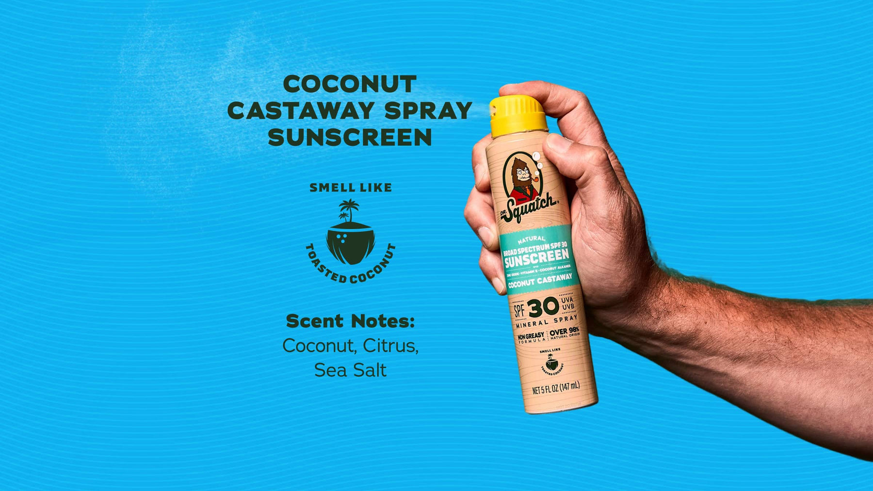 Coconut Castaway Spray Sunscreen - Daily Glow