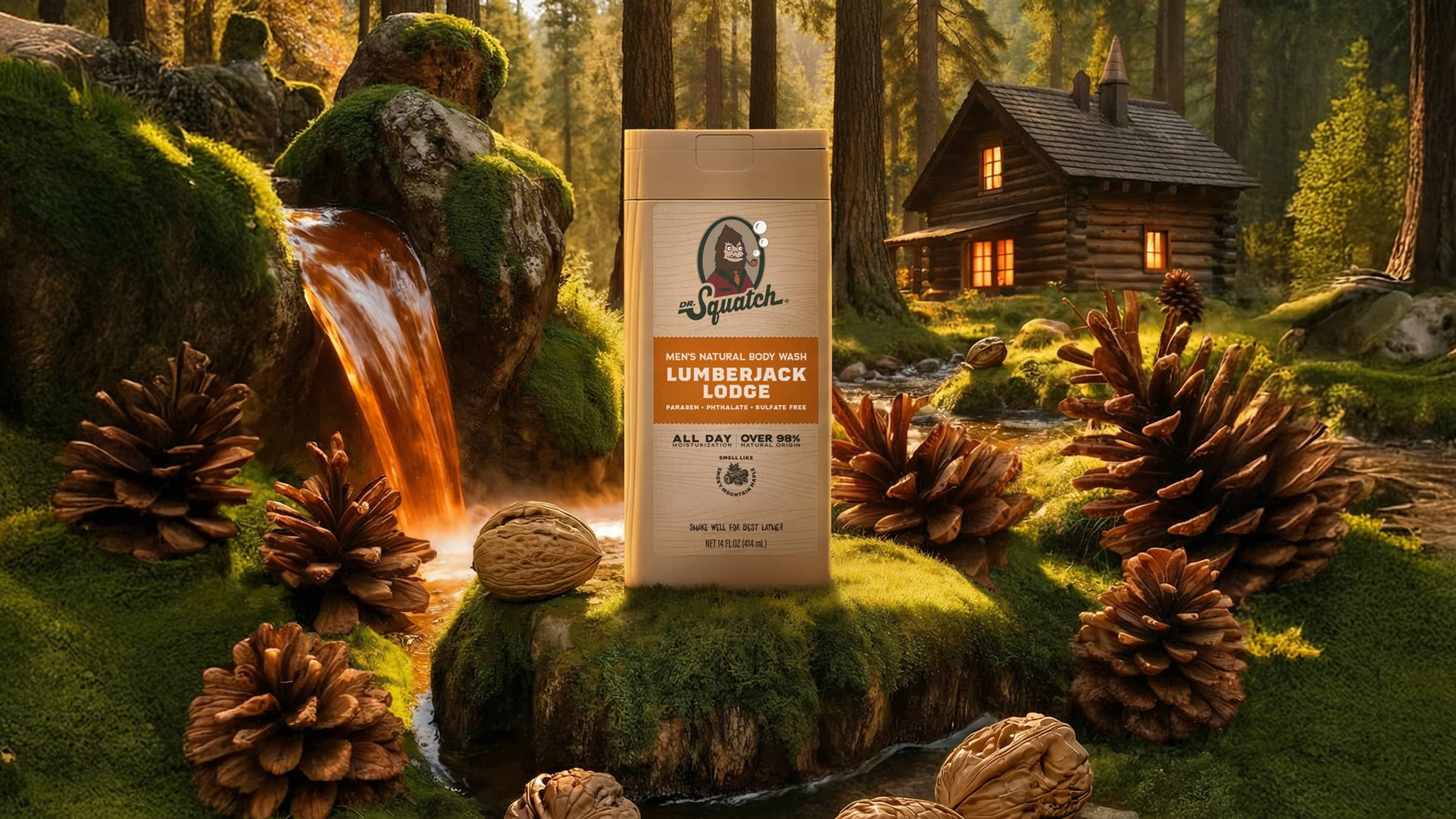 14 oz Lumberjack Lodge Body Wash - Easy Care