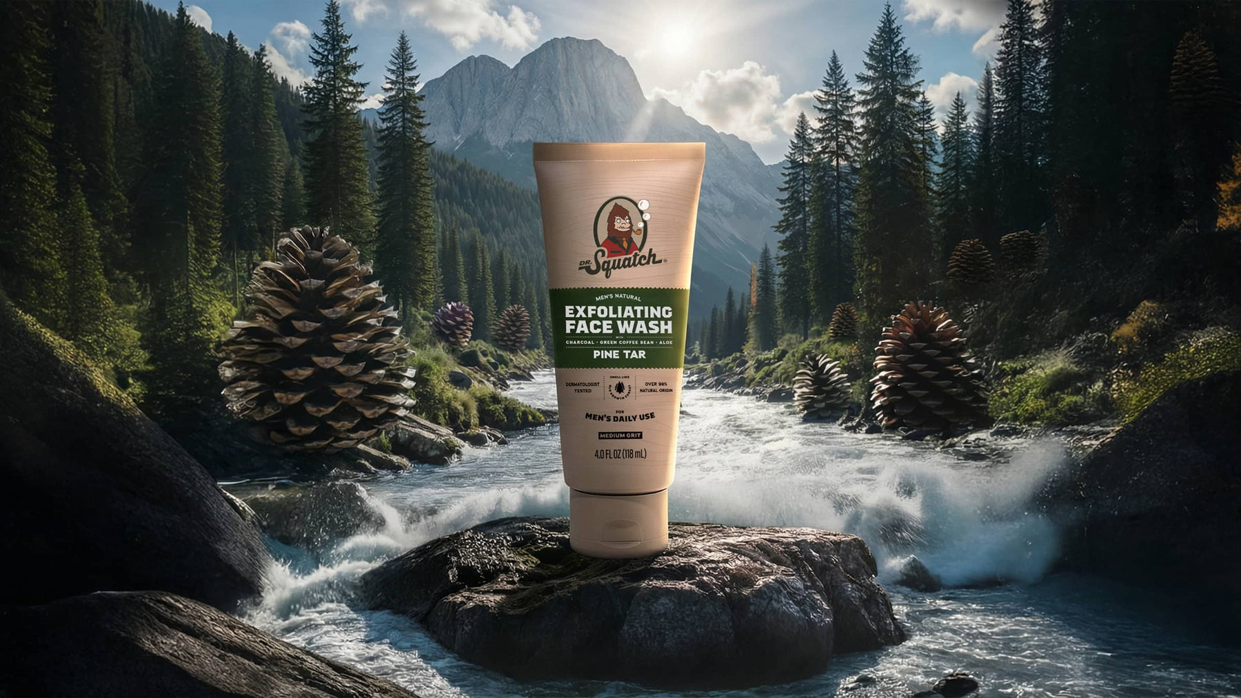 Pine Tar Exfoliating Face Wash - Modern Blend