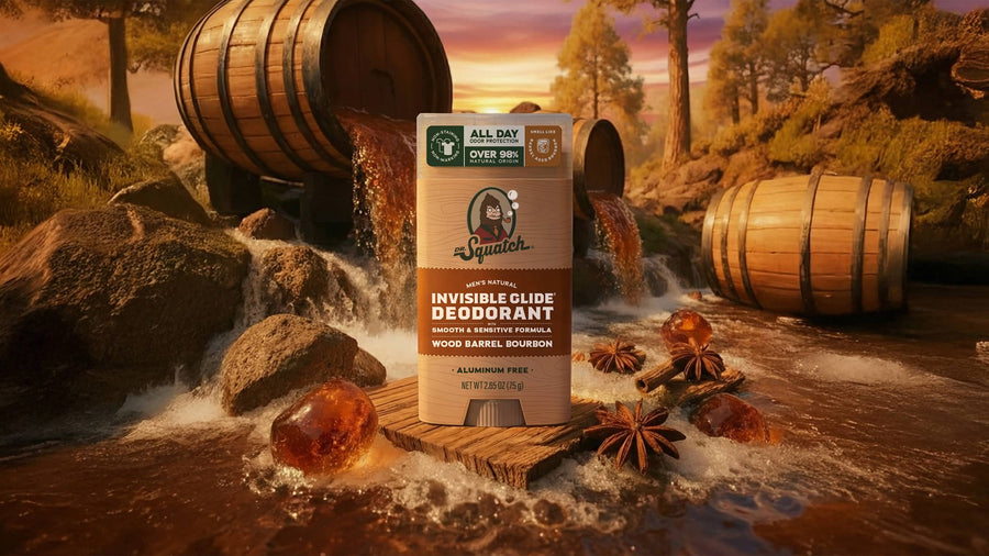 Wood Barrel Bourbon Invisible Glide Deodorant - Clean Mood