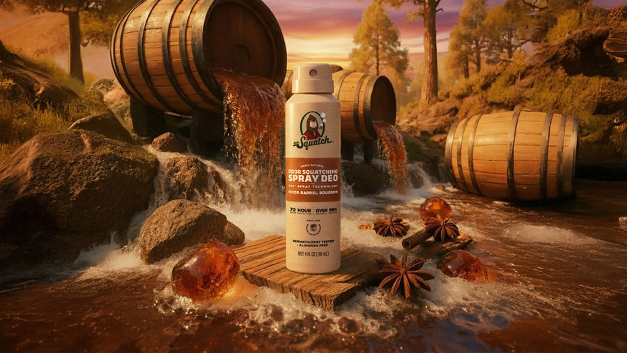Wood Barrel Bourbon Spray Deodorant - Clean Mood