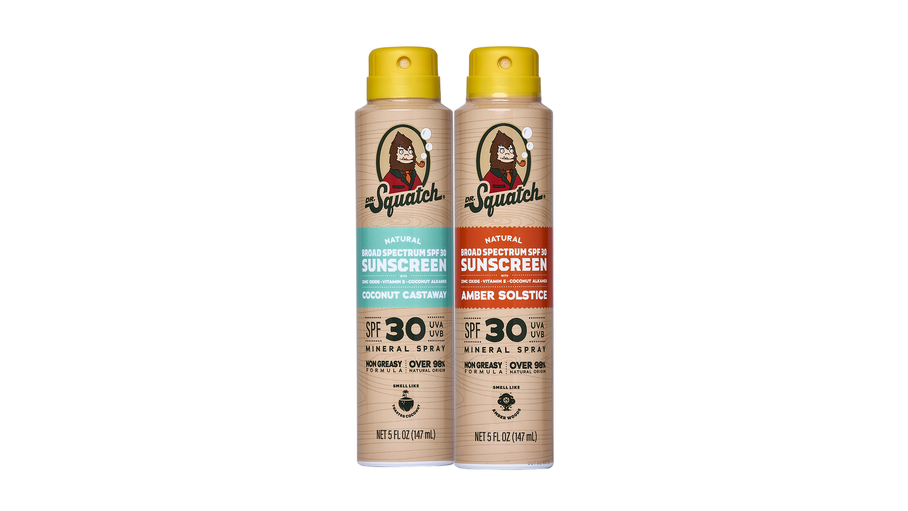 Dr. Squatch Spray | SPF 30 UVA/UVB Protection | Non-Greasy Mineral Sunscreen for Men - Easy Routine