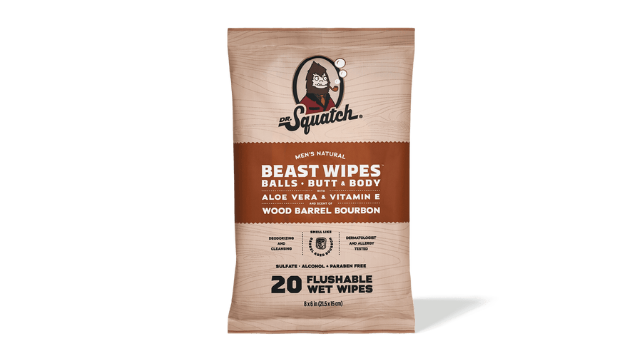 Wood Barrel Bourbon Wipes - Simple Touch