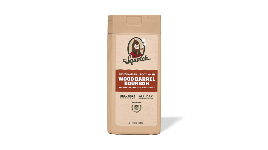 14 oz Wood Barrel Bourbon Body Wash - Classic Notes